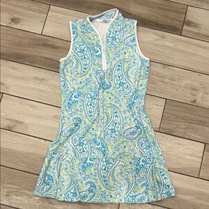 Sigrid Olsen Paisley Sleeveless golf/Tennis Dress